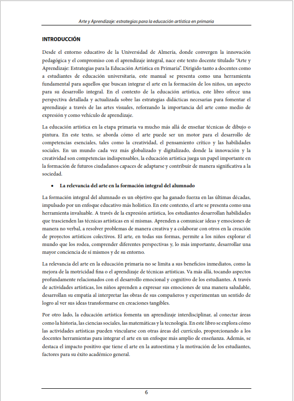 ARTES INTEGRADAS PARA EL APRENDIZAJE