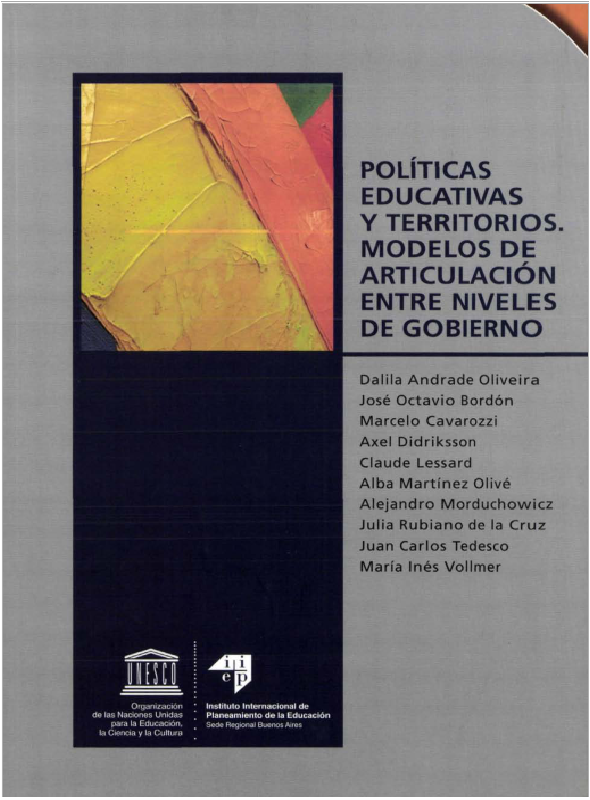 POLITICAS Y GESTION TERRITORIAL DEL SERVICIO EDUCATIVO
